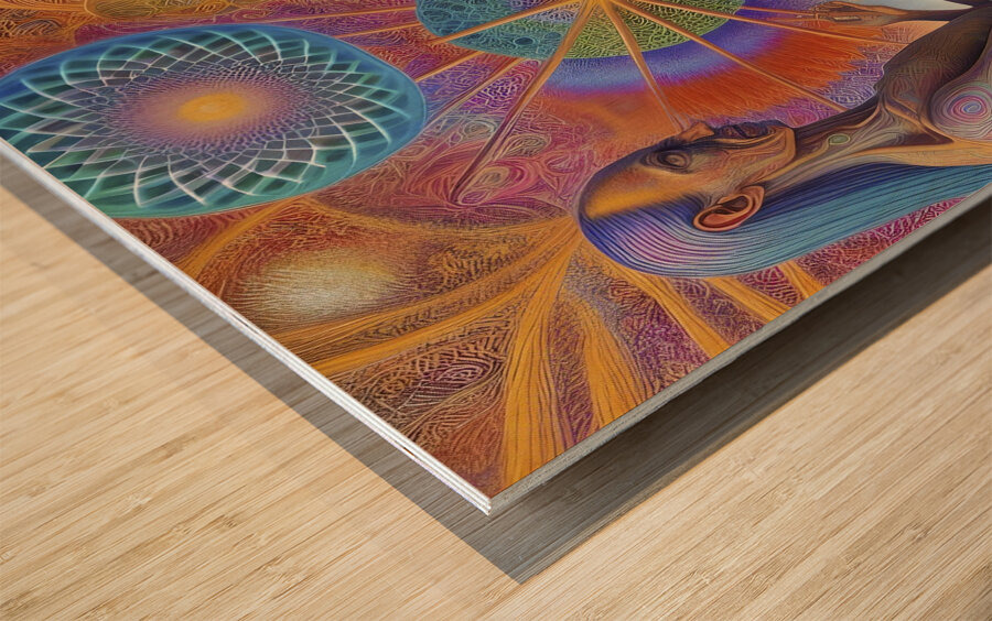 Gift Giving Wood print