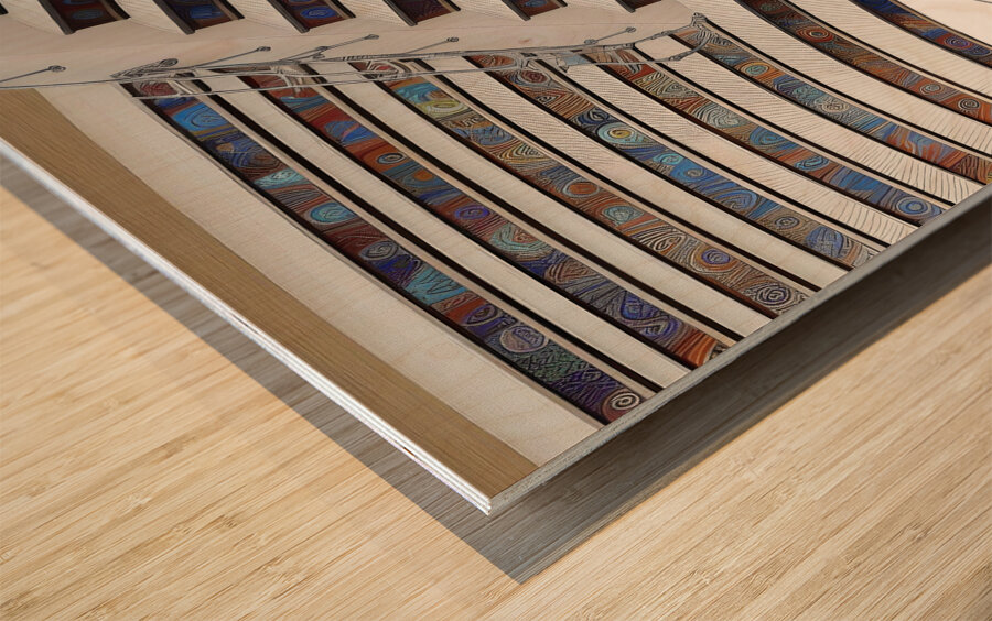 middleschool11 Wood print