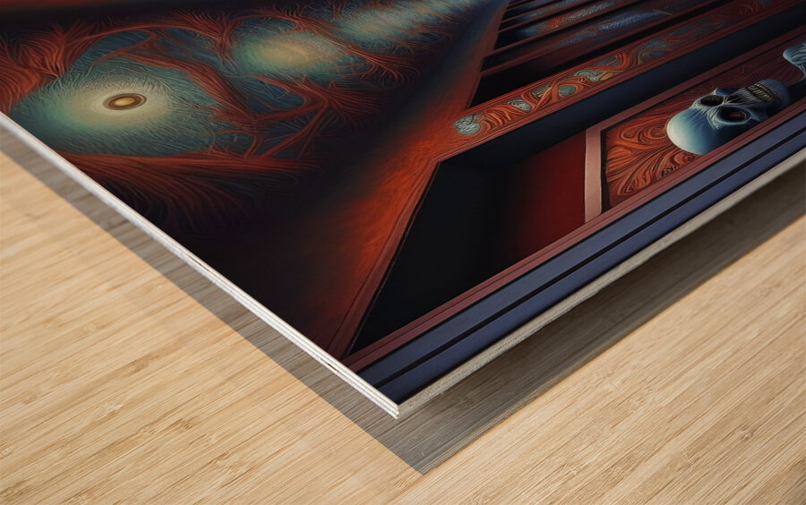 middleschool28 Wood print