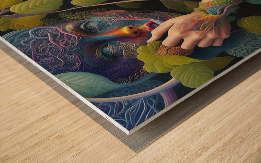 middleschool35 Wood print