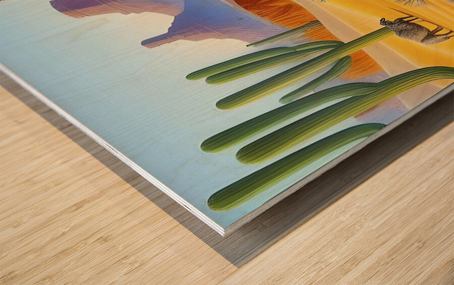 middleschool39 Wood print