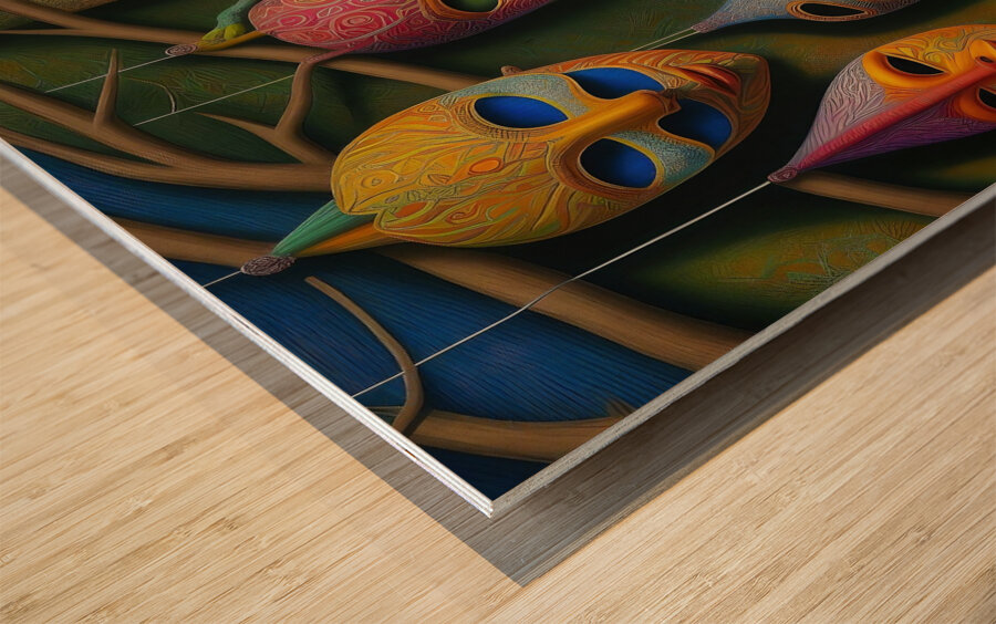 middleschool34 Wood print