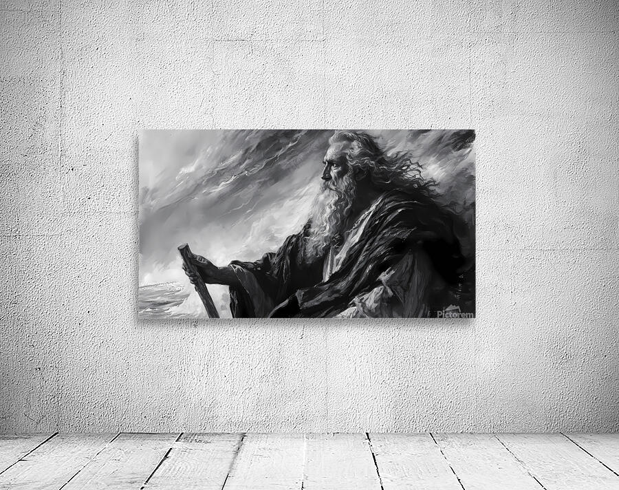 Moses Artwork - Pencil Wall Preview