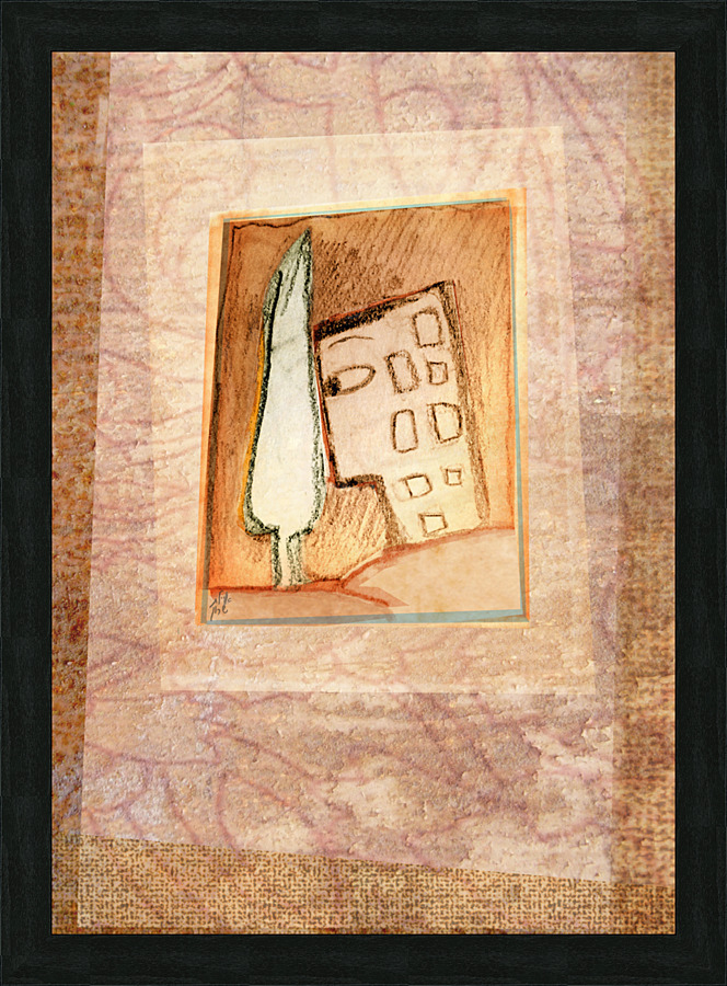 cloze inspection Picture Frame print