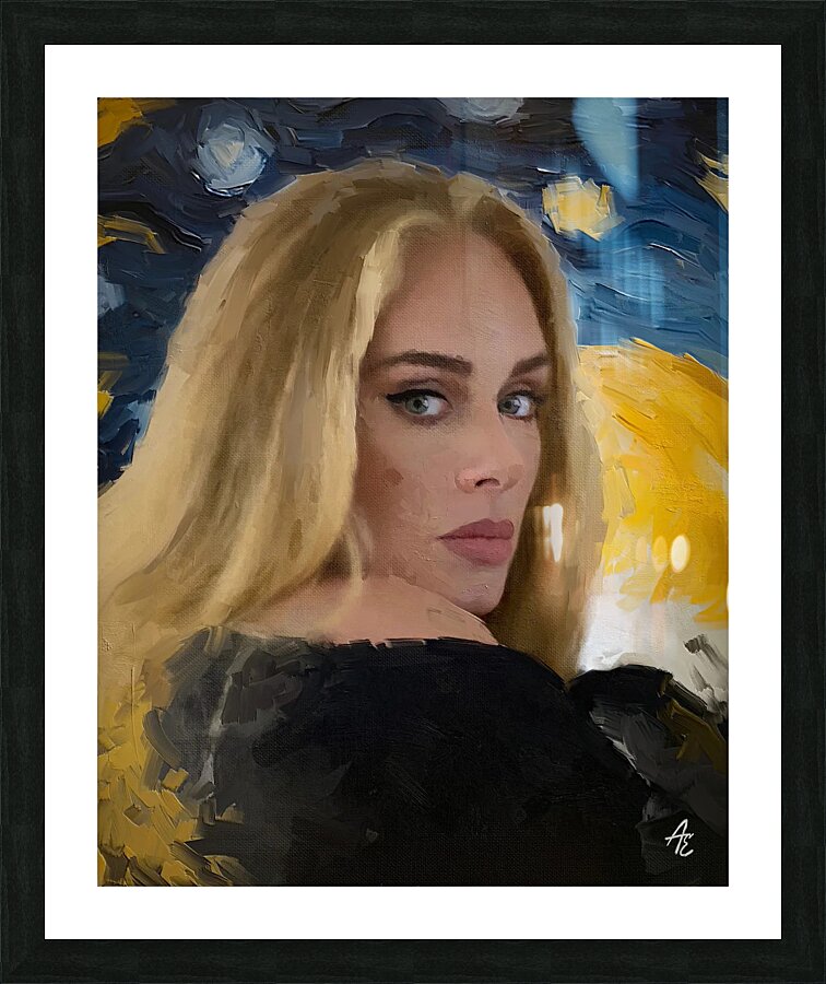 Adele Picture Frame print