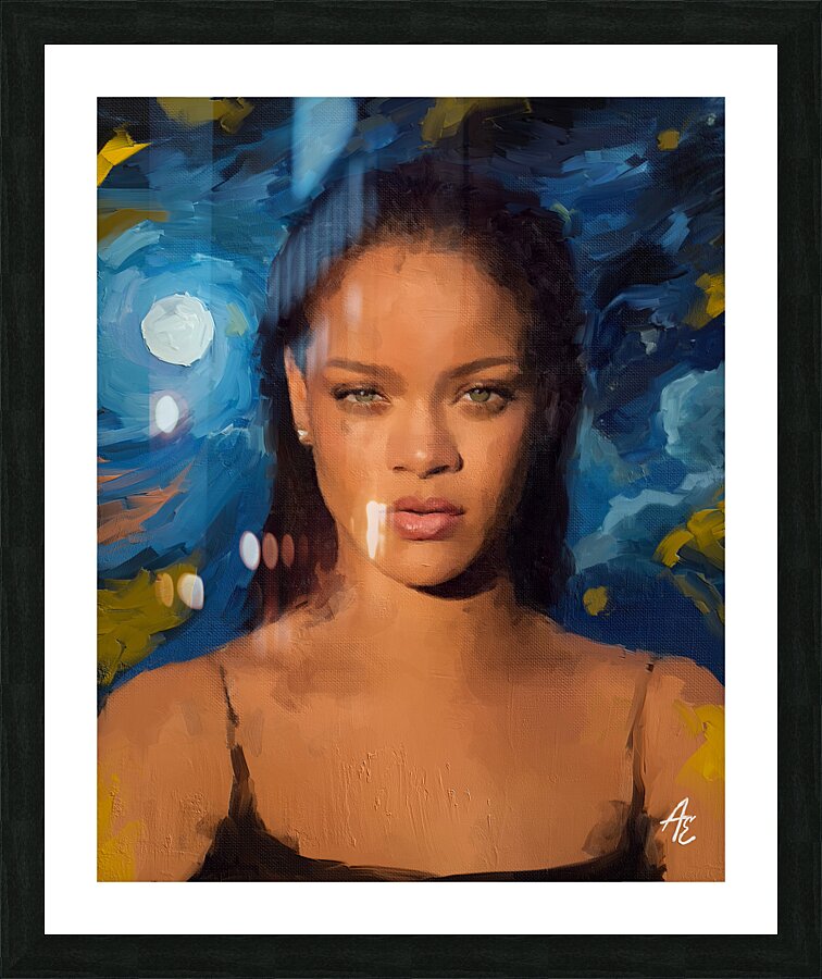 Rihanna Picture Frame print