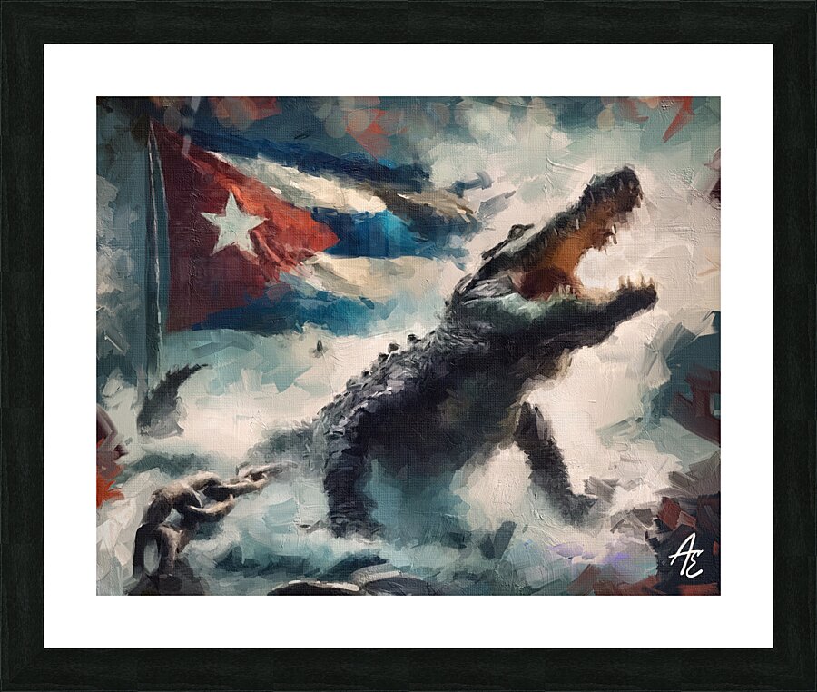 Cuba Libre Picture Frame print