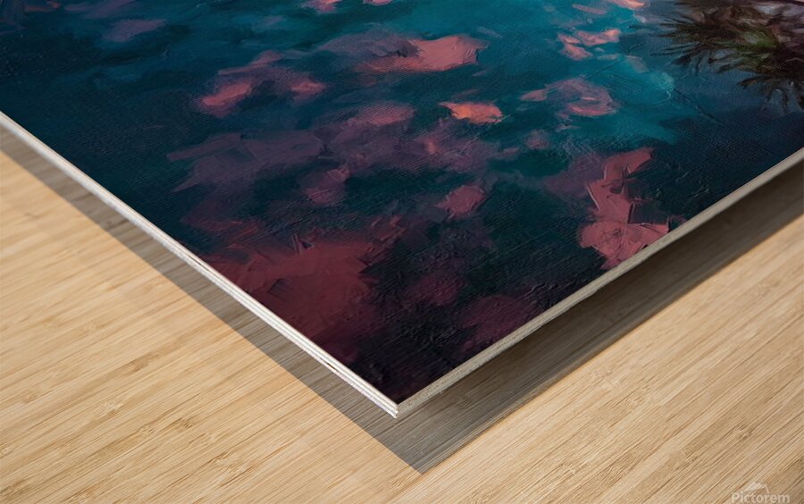 Paisaje III Wood print