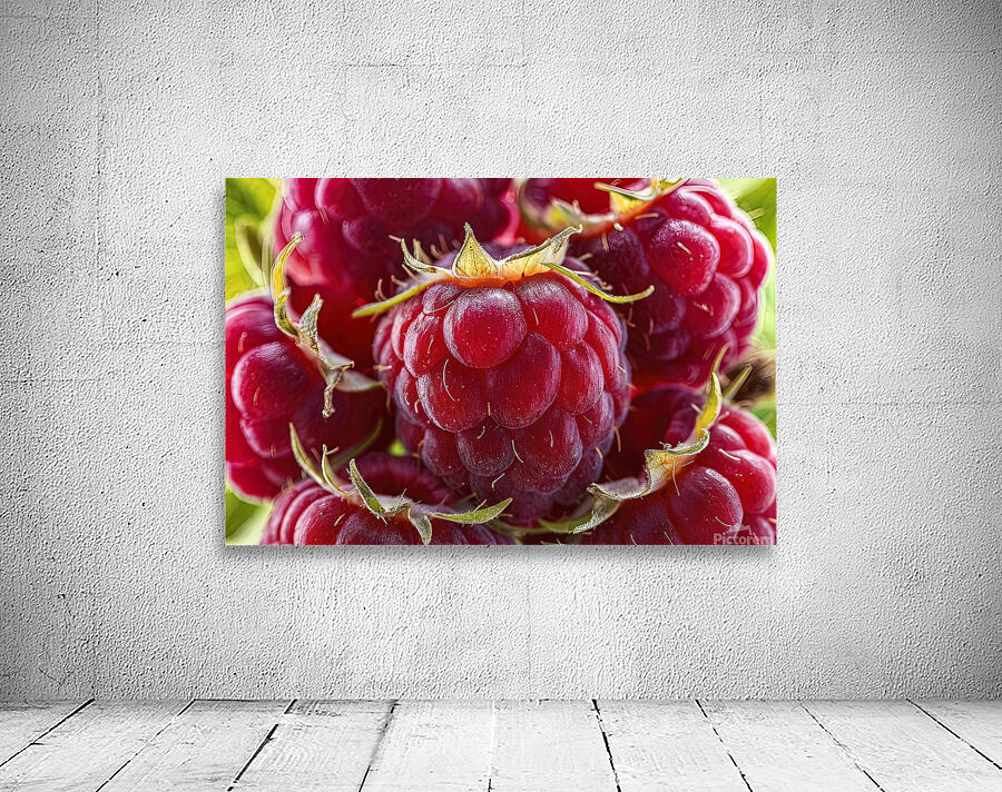 close up raspberry 3 Wall Preview