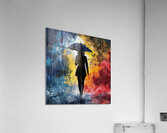 a striking abstract artwork byt mann nyc featurin Acrylic Print