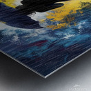 a striking abstract artwork byt mann nyc featurin Metal print