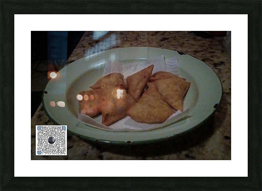 Samosas Picture Frame Printing