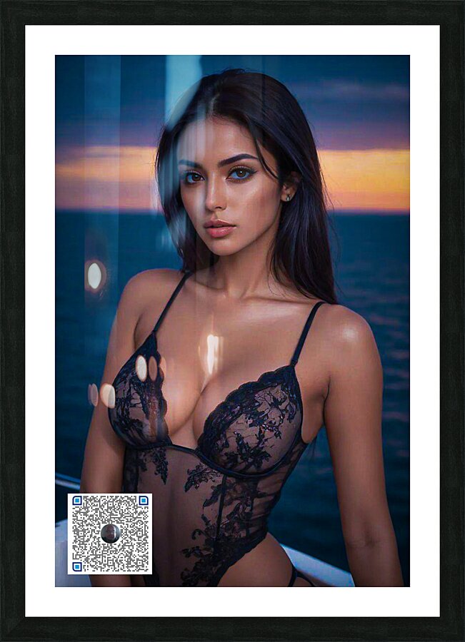 Evening Play-Date Picture Frame Printing