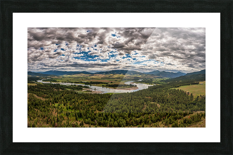 Clark Fork Valley 1 Picture Frame print