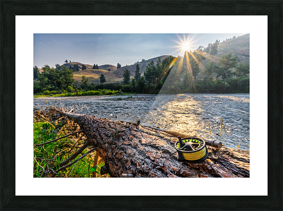 BitterrootRiverSunrise Picture Frame print