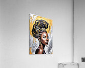 Golden Glamour Acrylic Print