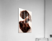 Sepia Reverie: A Flowing Elegance Acrylic Print