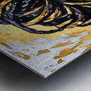 Golden Glamour Metal print