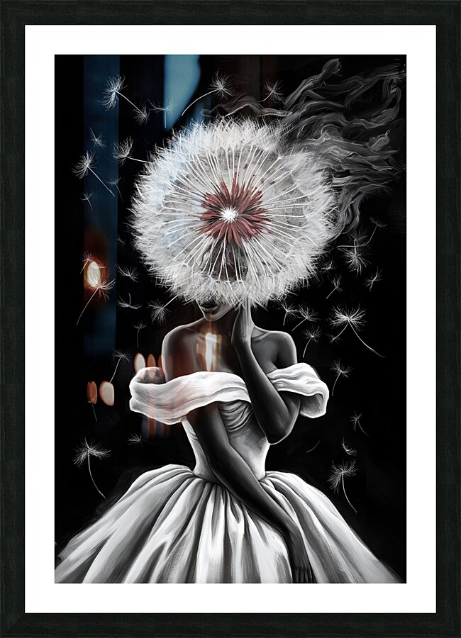 Ephemeral Bloom Picture Frame print
