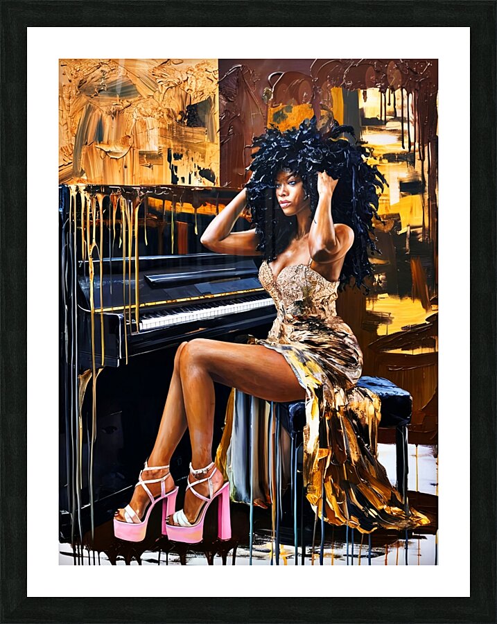 Soulful Serenade Picture Frame print