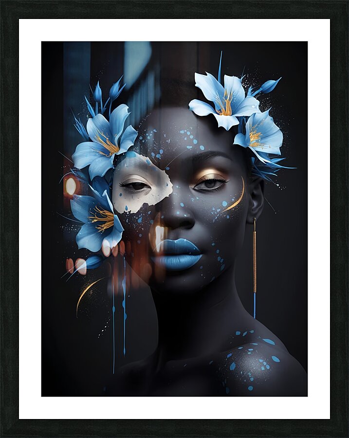 Floral Transcendence Picture Frame print