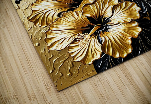 Golden Bloom Onyx Oasis  puzzle