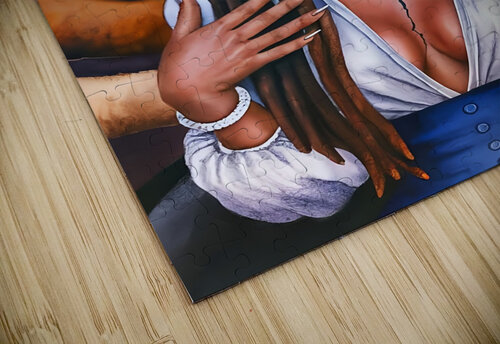 Cracked Elegance Onyx Oasis  puzzle