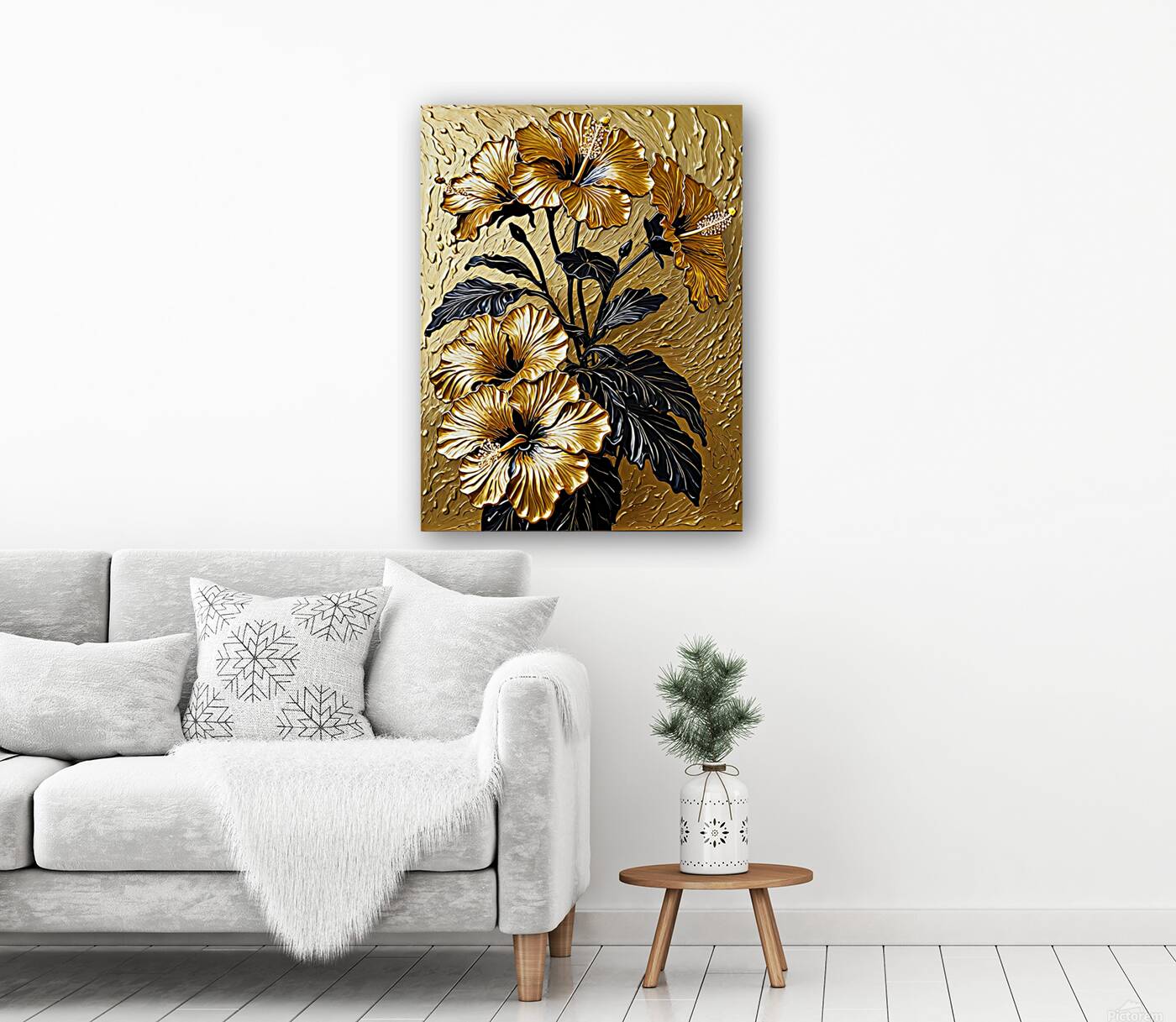 Golden Bloom Reproduction