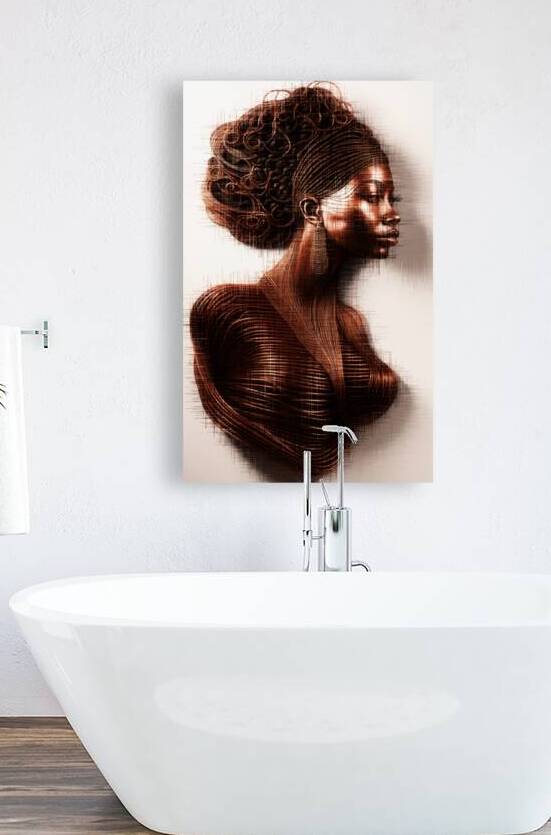 Sepia Reverie: A Flowing Elegance by Onyx Oasis 