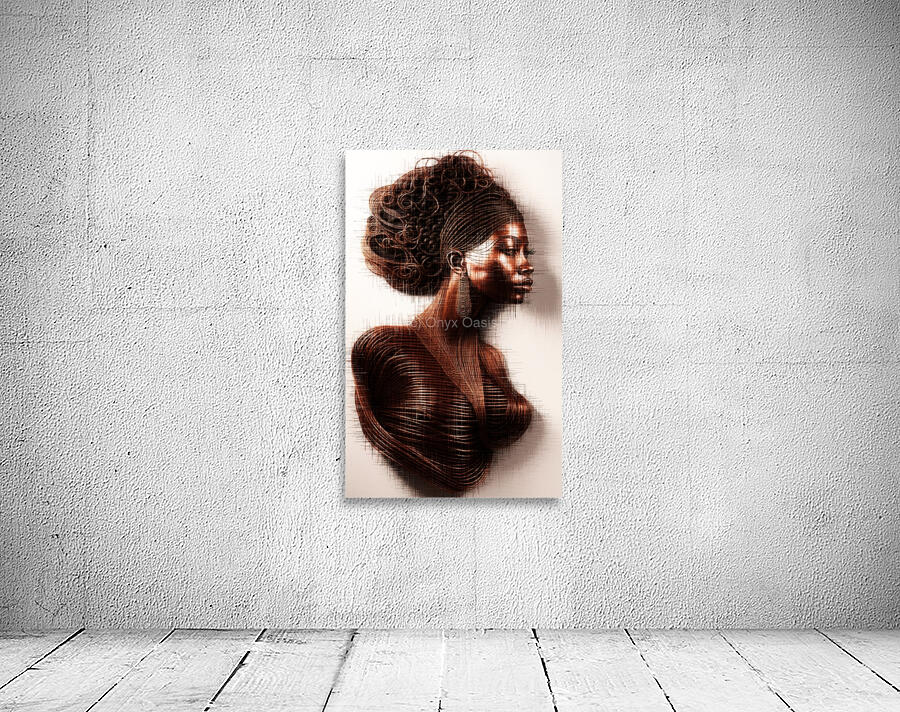 Sepia Reverie: A Flowing Elegance Wall Preview