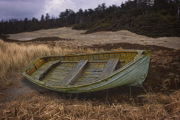 Clinker-built Rowboat Digital Download