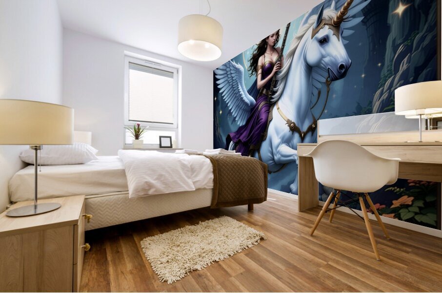 unicorn 00 Mural print