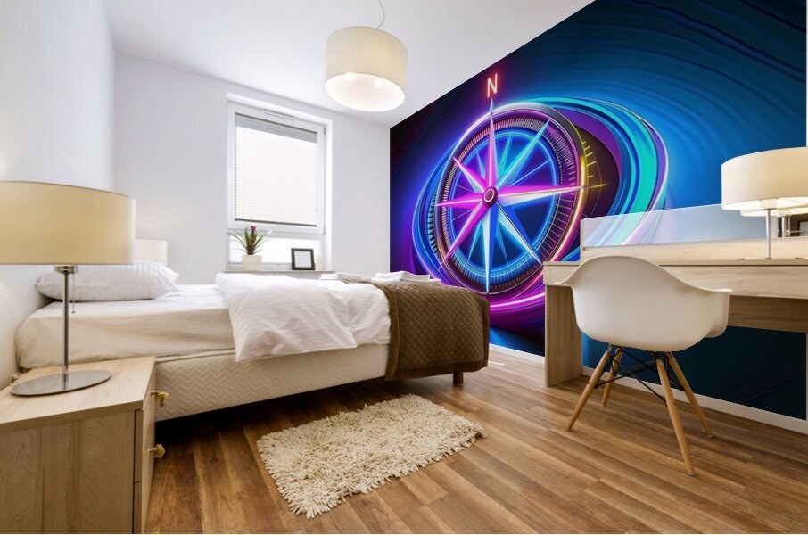 compas 002 Mural print