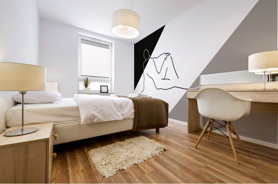 progetto uomo 300 Mural print