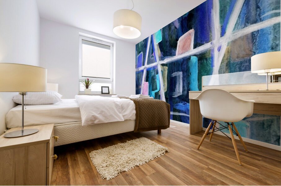 abstract 3 Mural print