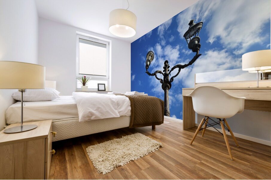 Street Lamp Mural print