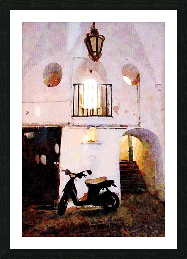 Motorcycle Picture Frame print