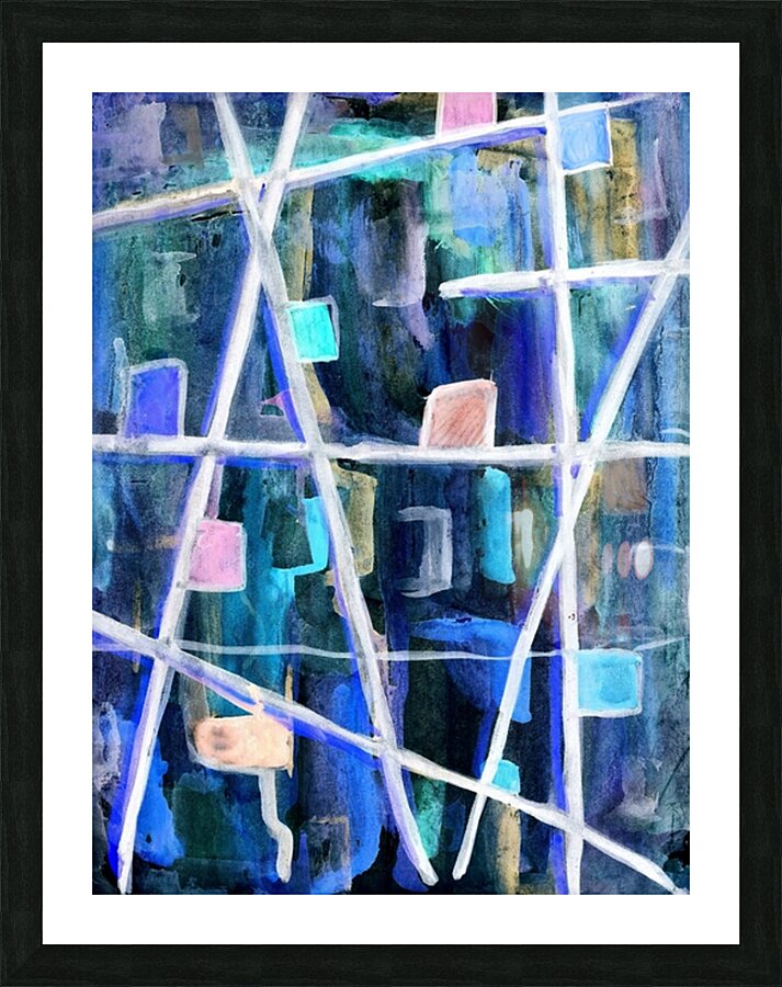 abstract 3 Picture Frame print