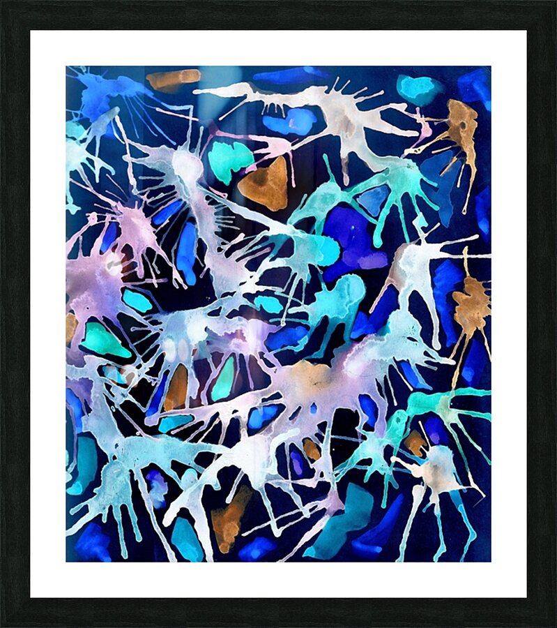color splashes 1 Picture Frame print