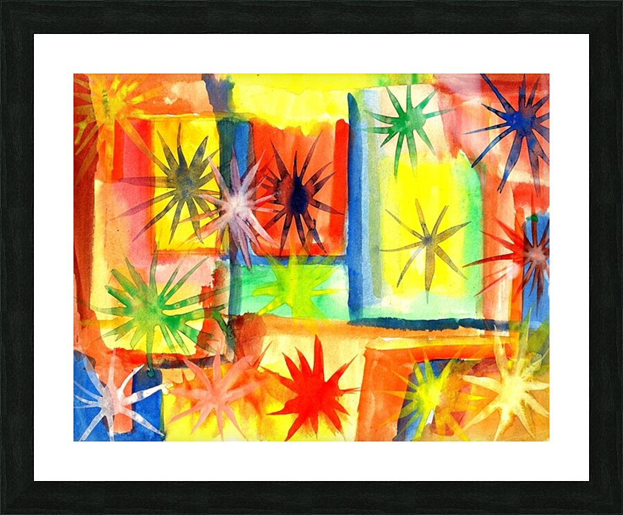 colour sketches 02 Picture Frame print