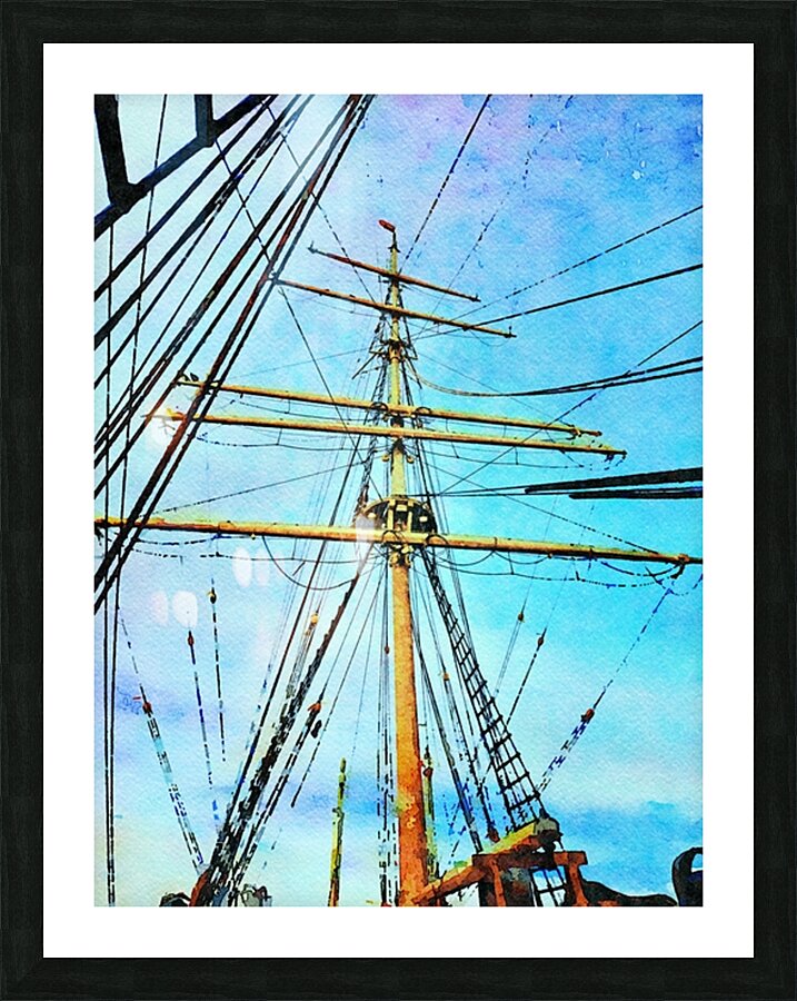 boat 066 Picture Frame print