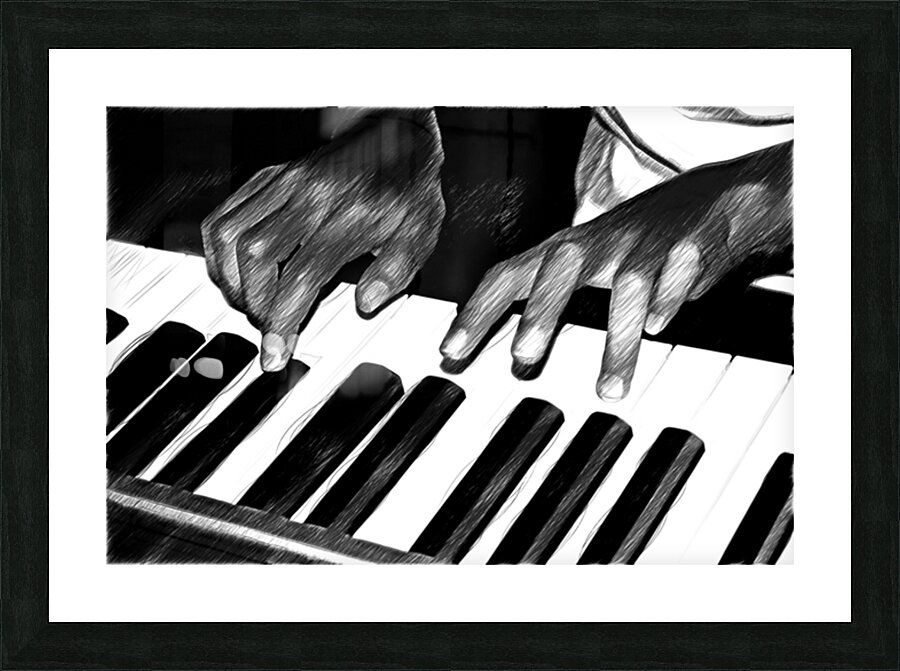 Black and white Picture Frame print
