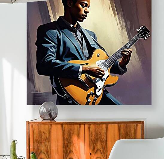 jazz guitarist 00 by Massimo Frascogna