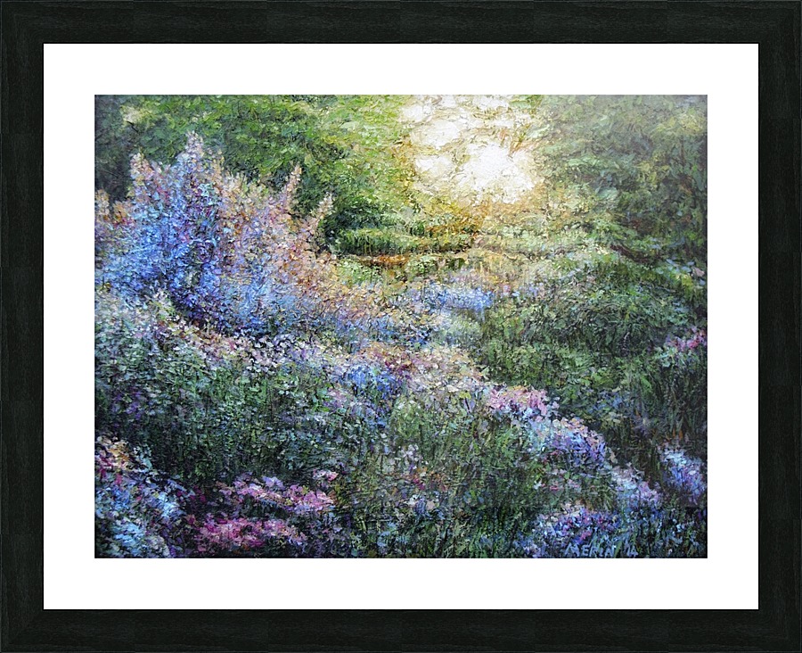 Garden 18 Picture Frame print
