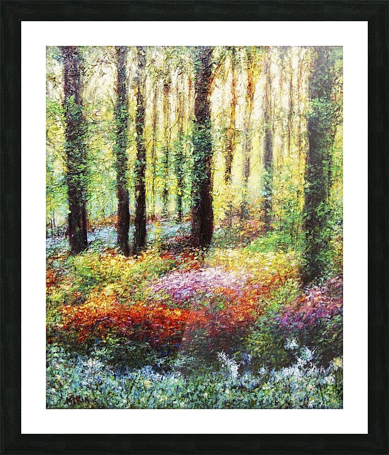 Garden 9 Picture Frame print