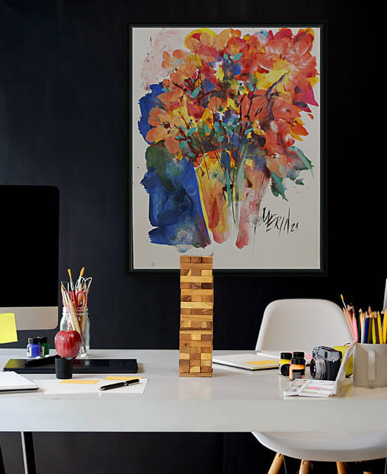 Wildflowers in a vase 5 by Artstudio Merin