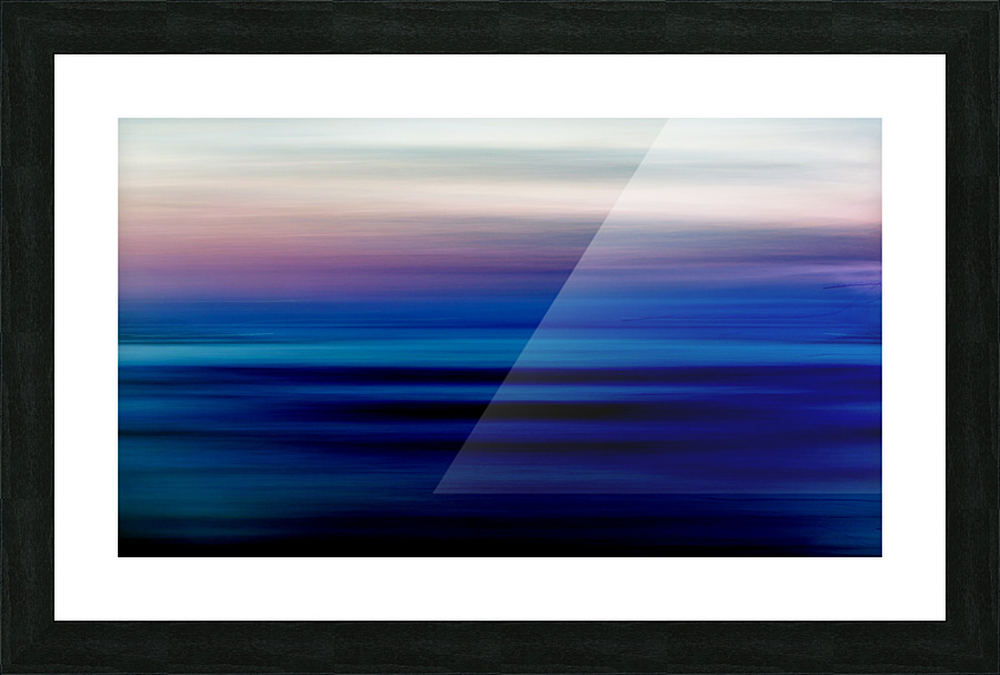 Abstract tranquilome seascape  Picture Frame print