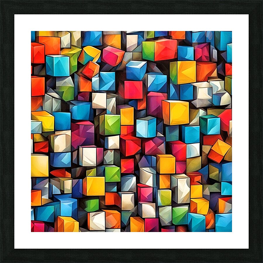 Boxy Ai  Picture Frame print