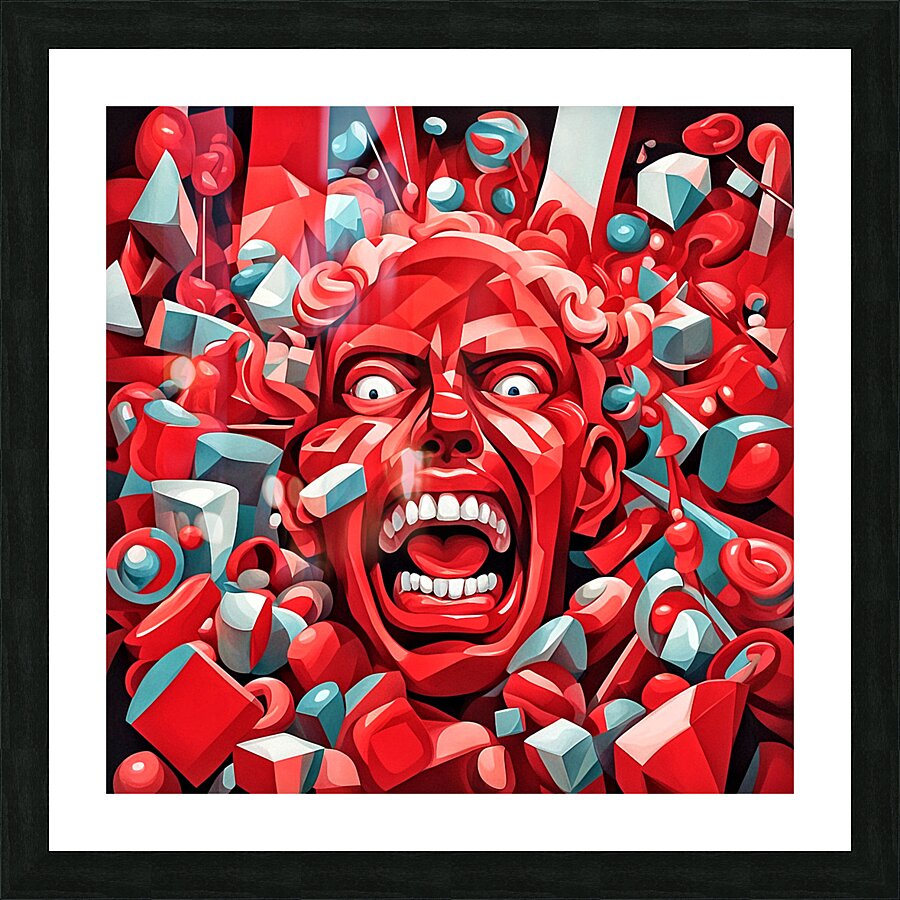 Radically Redder Ai  Picture Frame print