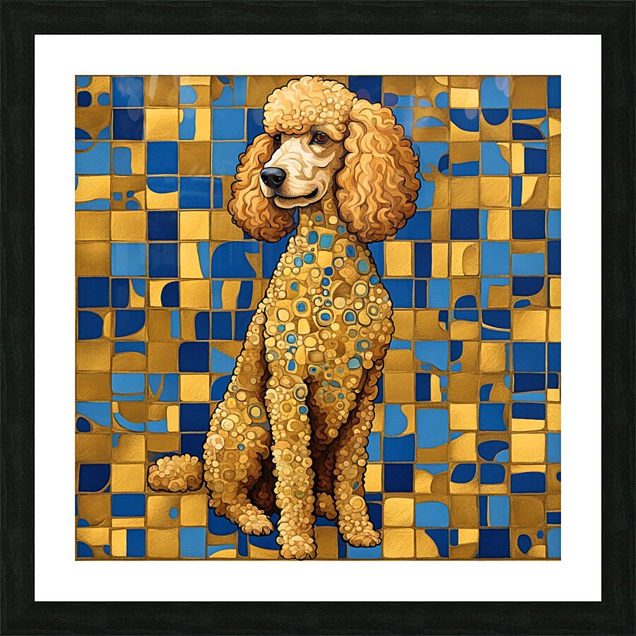 Poodle Tee Ai  Picture Frame print